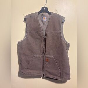 Vintage Sherpa Lined Carhartt Vest